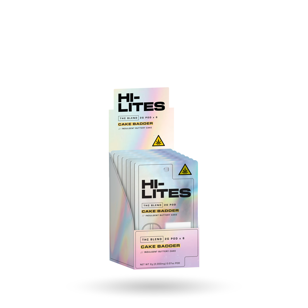 THC Blend Pod Refill: Cake Badder 2g - 6 Pack