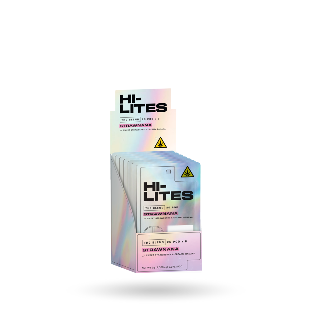 THC Blend Pod Refill: Strawnana 2g - 6 Pack