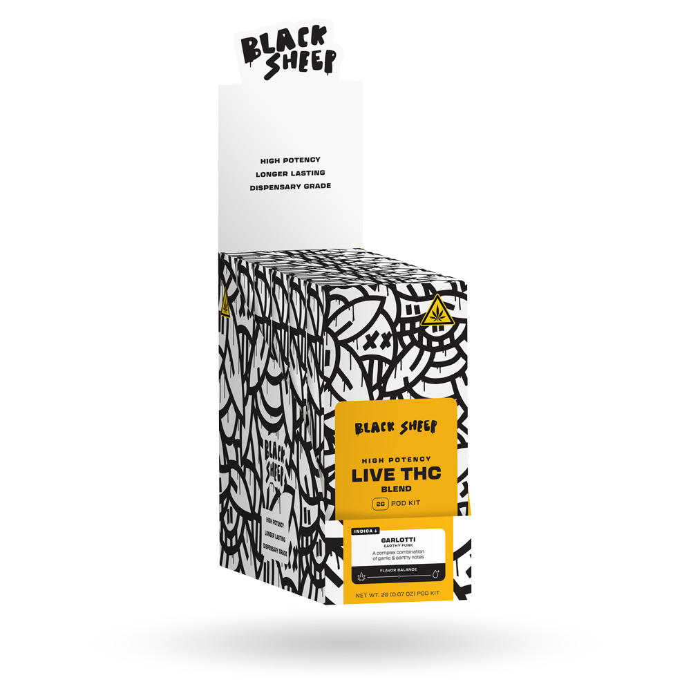 Live THC Blend Pod Kit: Garlotti, 2g - 6pk