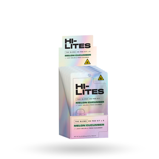 THC Blend Pod Starter Kit: Melon Cucumber 2g - 6 Pack