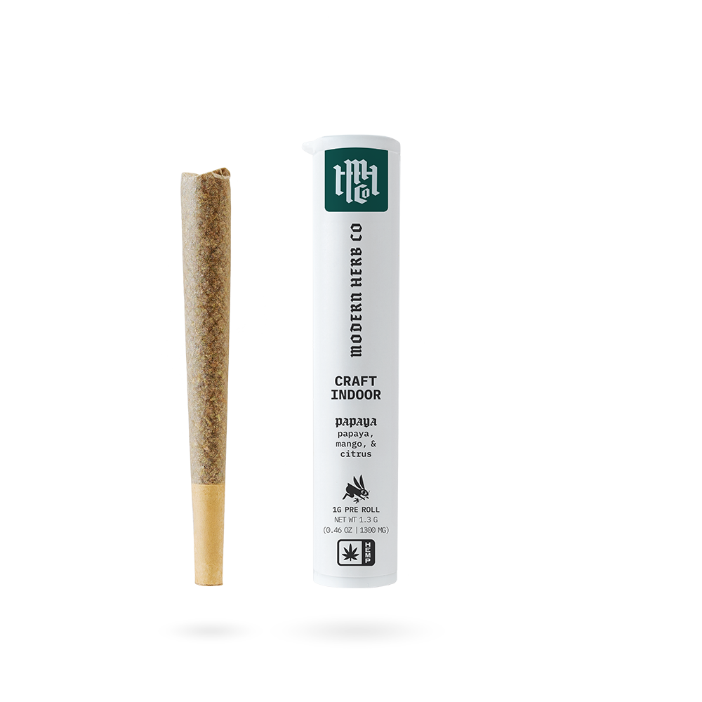 THCa Pre Roll, Papaya, Indica, 1g - 24ct