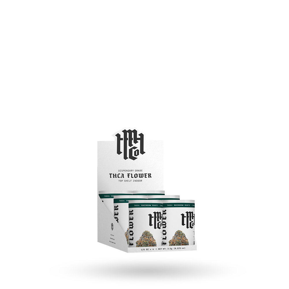 3.5g Modern Herb Co Live THCa Indoor Flower 6 Pack: Indica, Rainbow Runtz