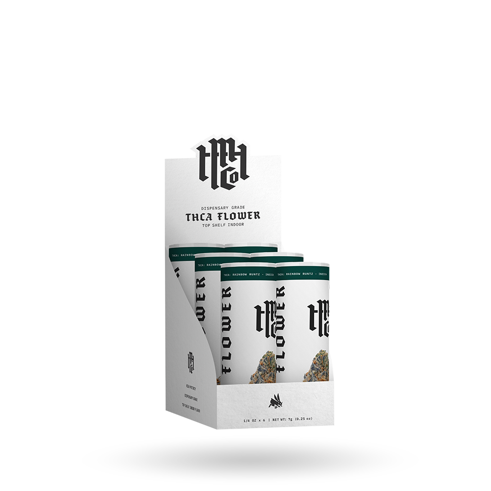 7g Modern Herb Co Live THCa Indoor Flower 6 Pack: Indica, Rainbow Runtz