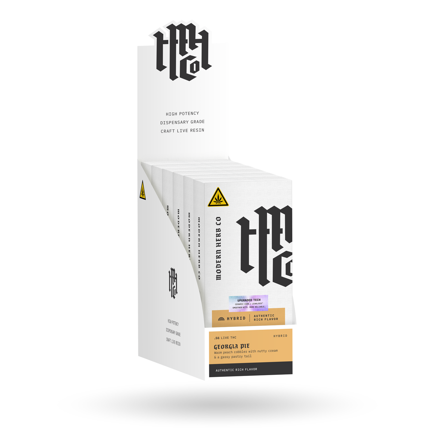 0.5g Pod Starter Kit - MHC Live THC - Georgia Pie (Hybrid) - 6ct