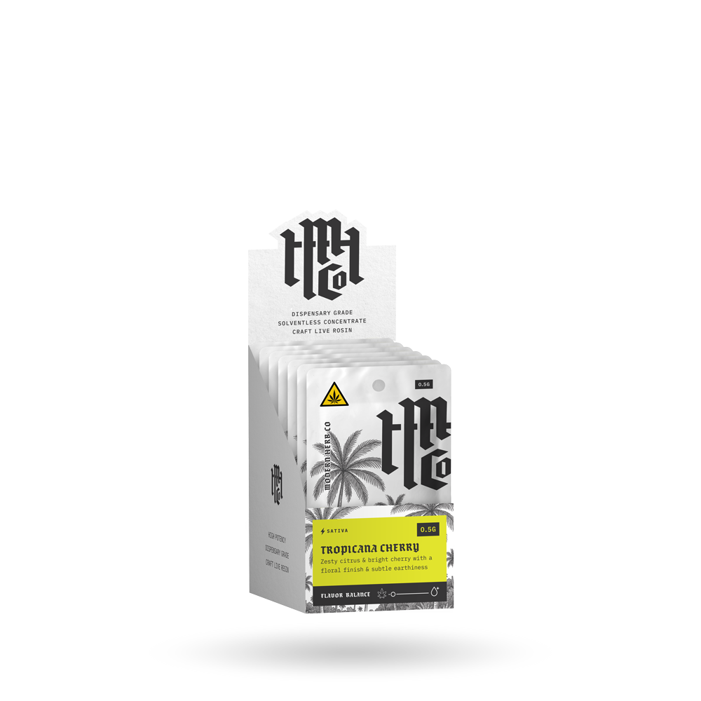 THCa Rosin Pod: Tropicana Cherry (Sativa) 0.5g, 6pk
