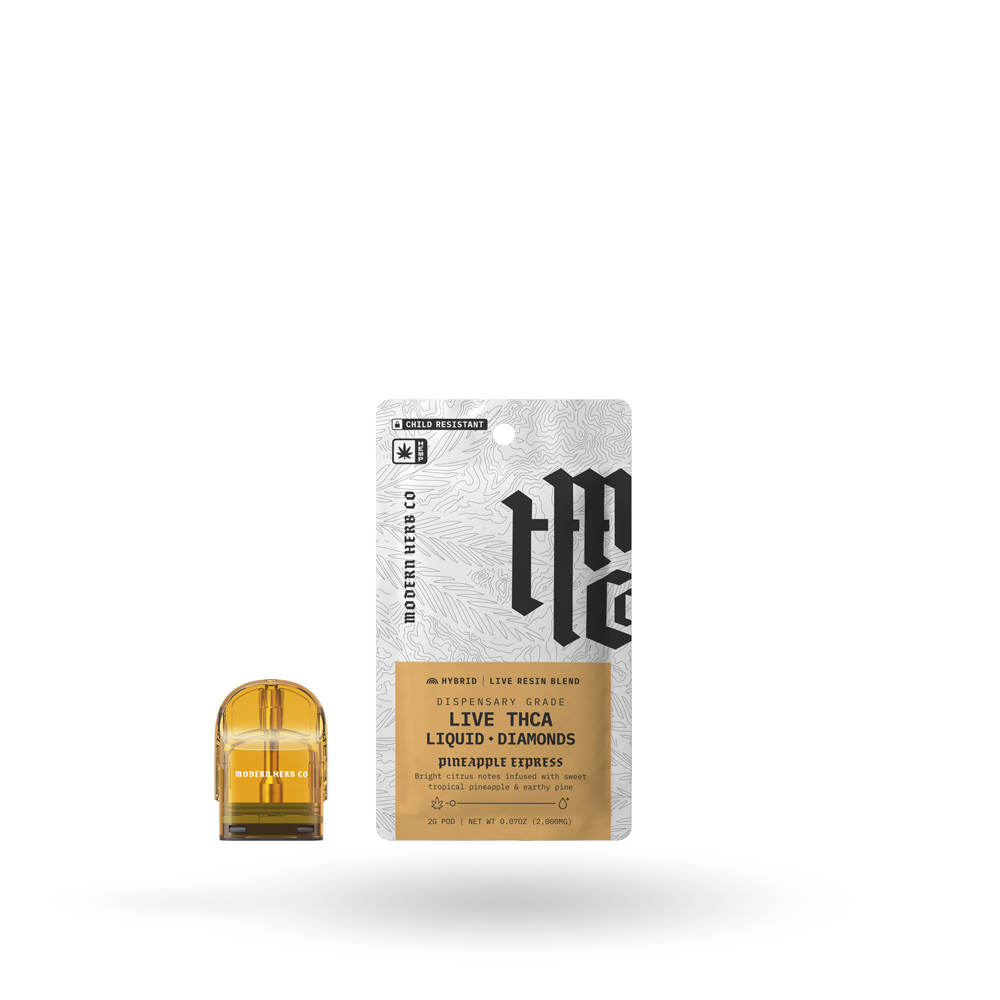 2g MHC THCa Live Resin Liquid Diamonds Pod Refill 6 pack: Pineapple Express (Hybrid)