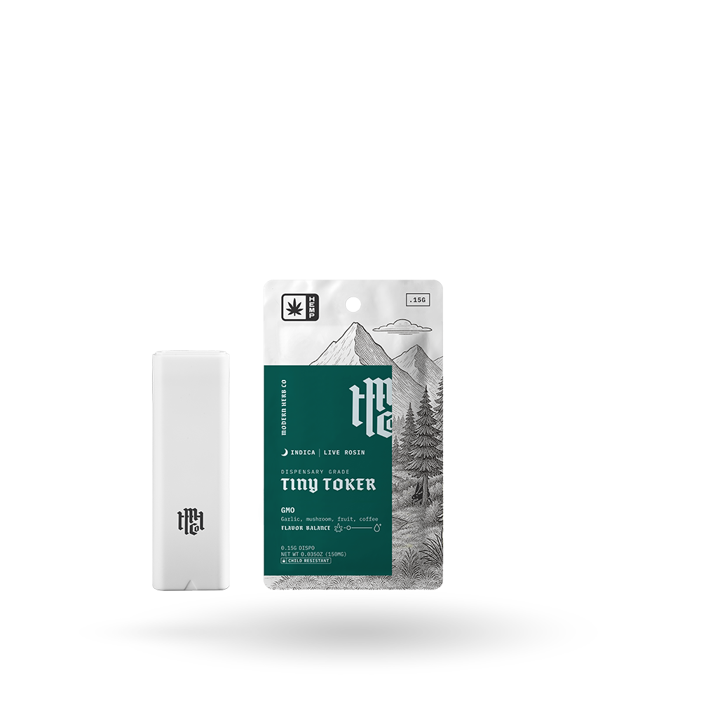 Rosin Vape: Tiny Toker: GMO (Indica) - .15g, 6pk