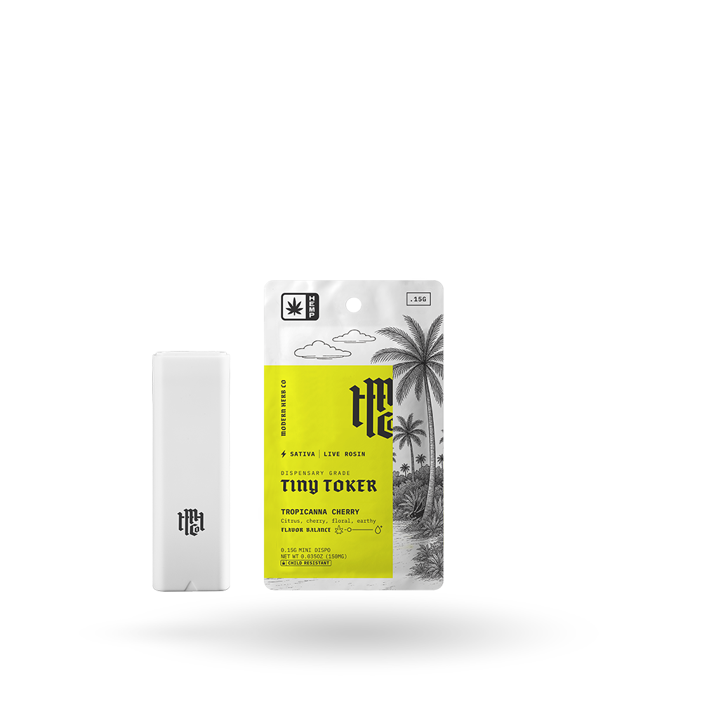 Rosin Vape: Tiny Toker Tropicanna Cherry (Sativa) - .15g, 6pk