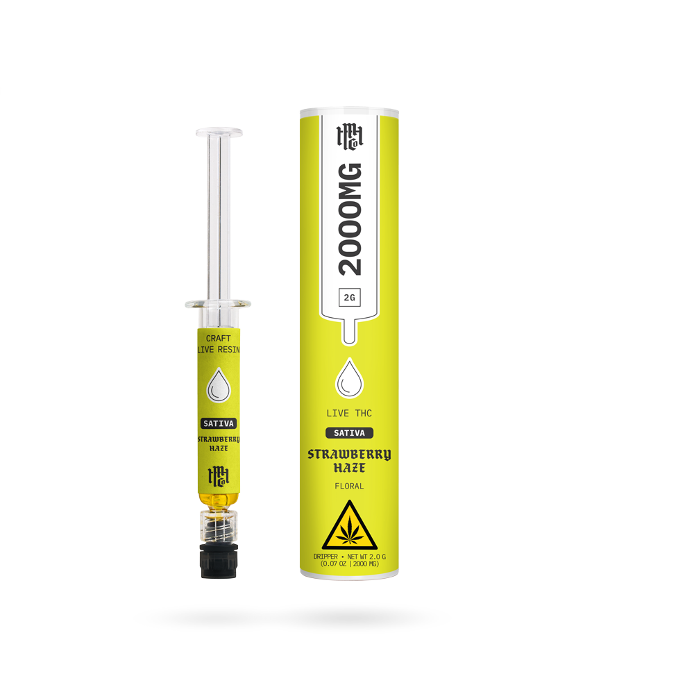 Live THC Dripper: Strawberry Haze (Sativa) 2g - 6pk