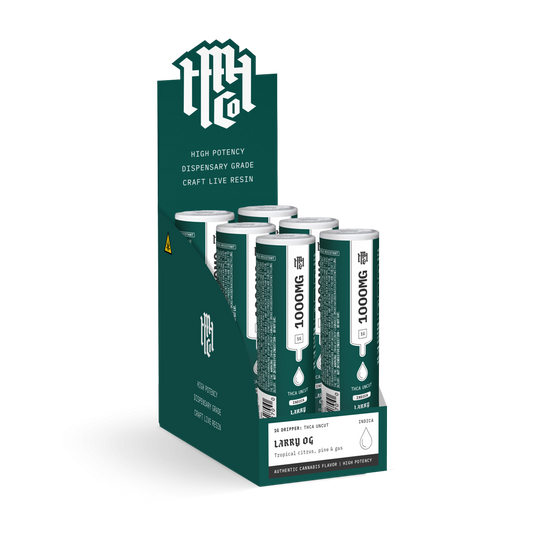 Uncut THCa Dripper: Larry OG (Indica) 1g - 6pk