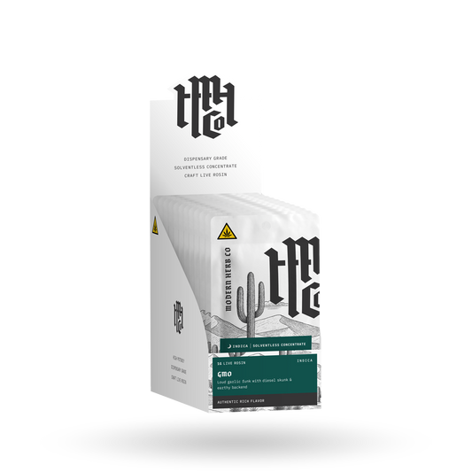 THCa Rosin Vape Cartridge: GMO (Indica), 1g - 12pk