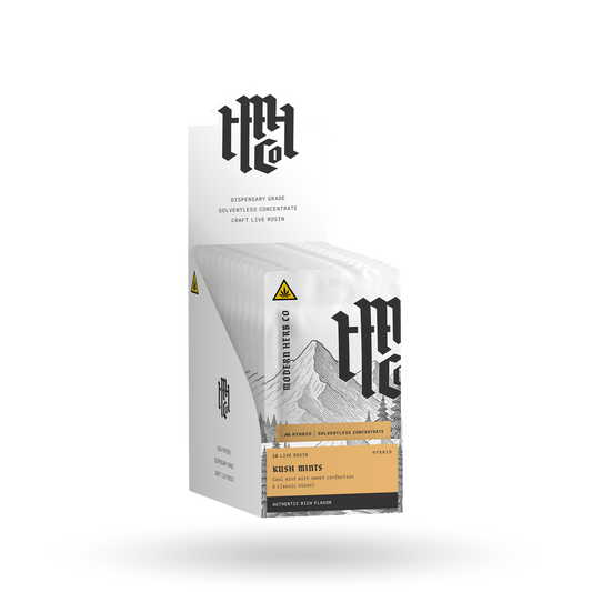 1g Vape Cartridge - MHC THCA Rosin - Kush Mints (Hybrid) - 12pk