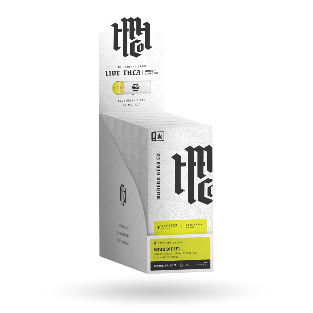 2g Modern Herb Co THCA Liquid Diamonds Pod Refill 6 Pack: Daytrip Sour Diesel