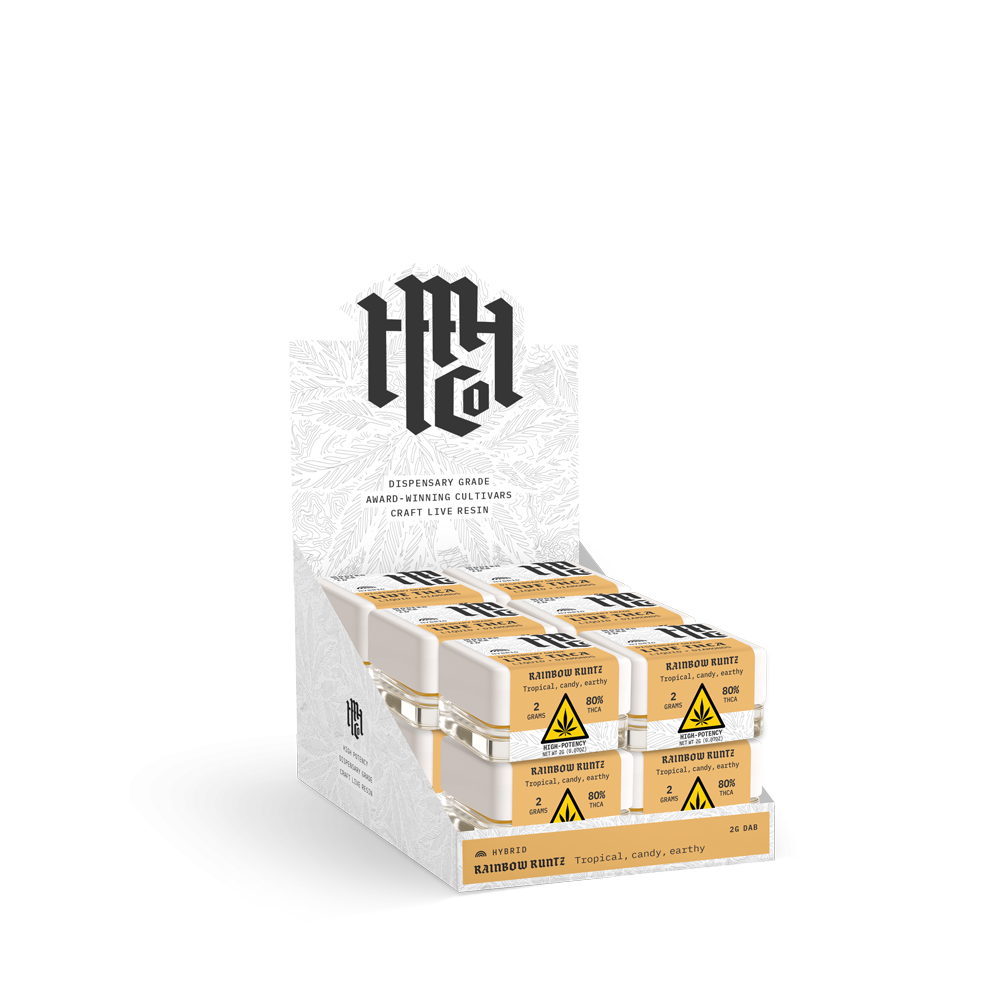 2g Modern Herb Co THCa Live Resin Diamonds Dab 12 Pack: Rainbow Runtz (Hybrid)