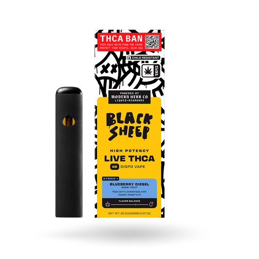 Liquid Diamonds Disposable: Blueberry Diesel (Hybrid) 2g - 12 Pack