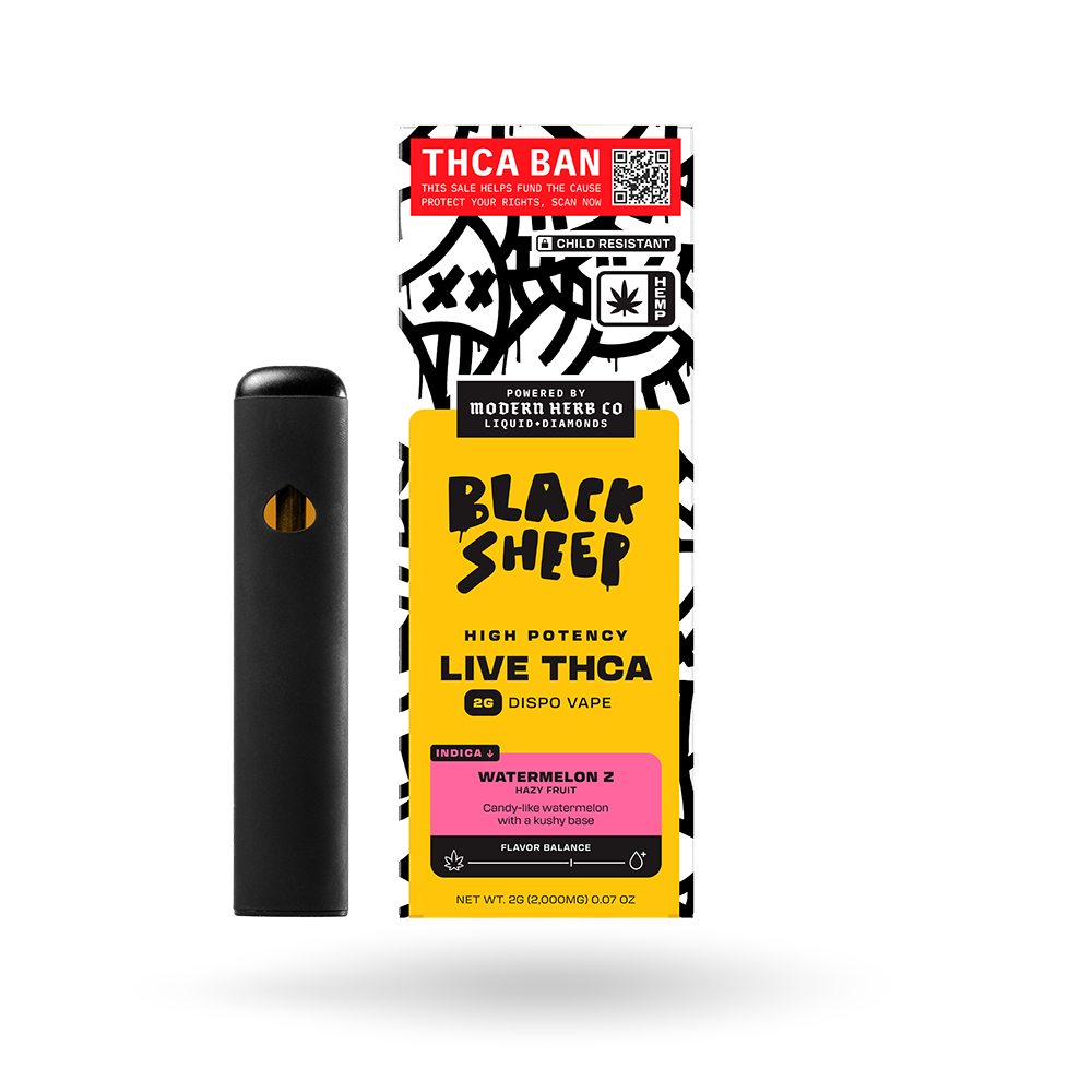 Liquid Diamonds Disposable: Watermelon Z (Indica) 2g - 12 Pack