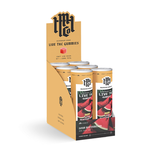 5ct - MHC D9 20mg Gummy - Sour Watermelon (Hybrid) - 6pk