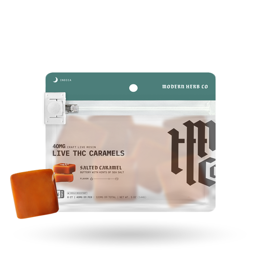 8ct Modern Herb Co Live D9 Caramel 12 Pack: Knockout