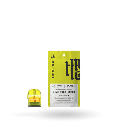 1g Modern Herb Co Live Uncut THCa Pod Refill 6 Pack: Daytrip Maui Wowie