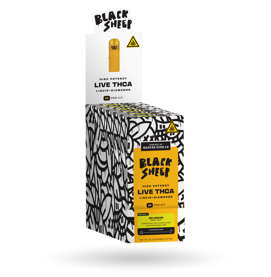 2g Pod Kit - BKS Liquid Diamonds - Gelonade (Sativa) - 6pk