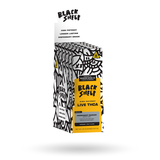 Liquid Diamonds Disposable: Permanent Marker (Indica) 2g - 6 pack