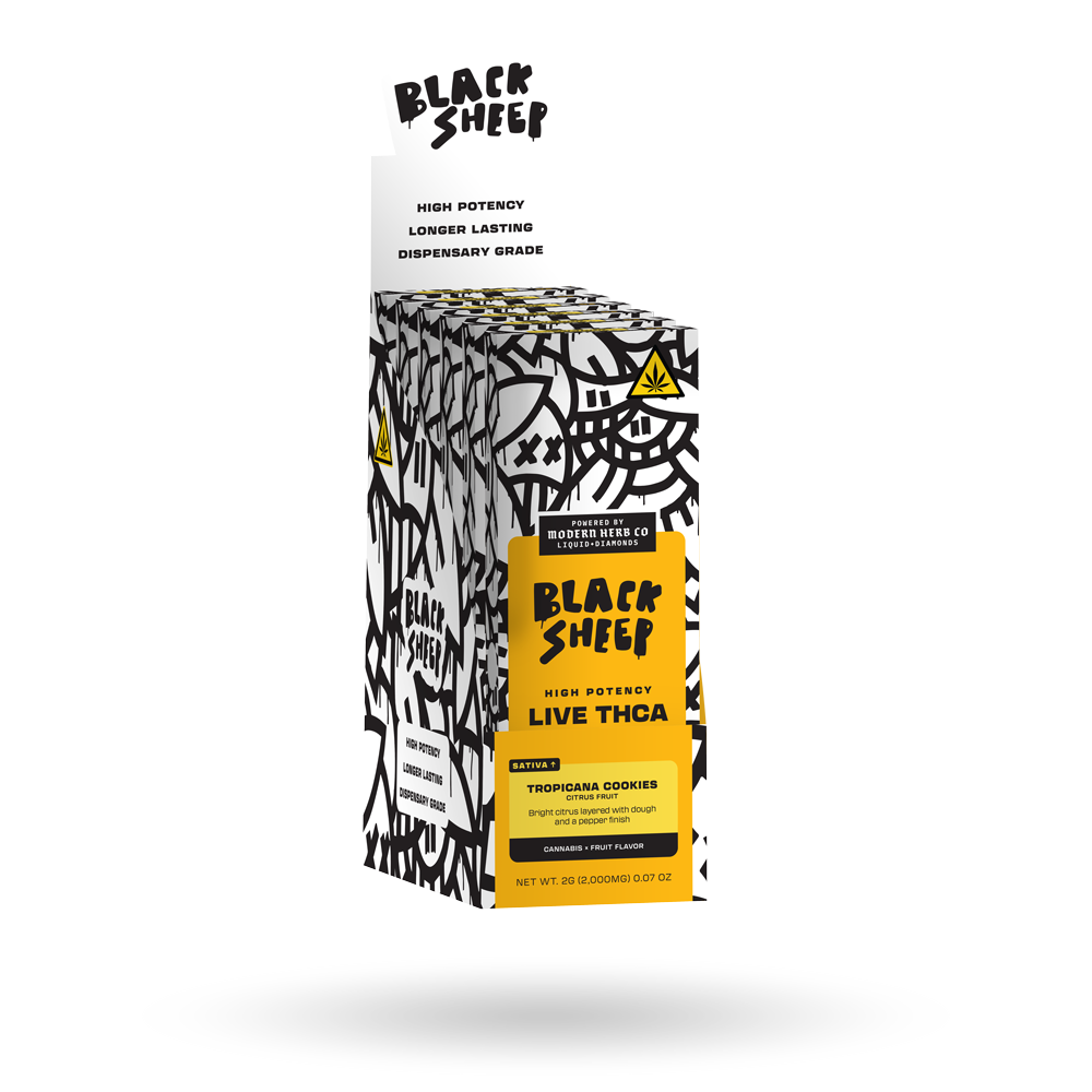 Liquid Diamonds Disposable: Tropicana Cookies (Sativa) 2g - 6 pack