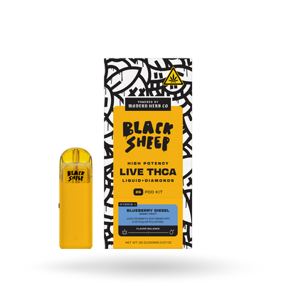 2g Black Sheep Liquid Diamonds Pod Kit 6 Pack: Blueberry Diesel (Hybrid)