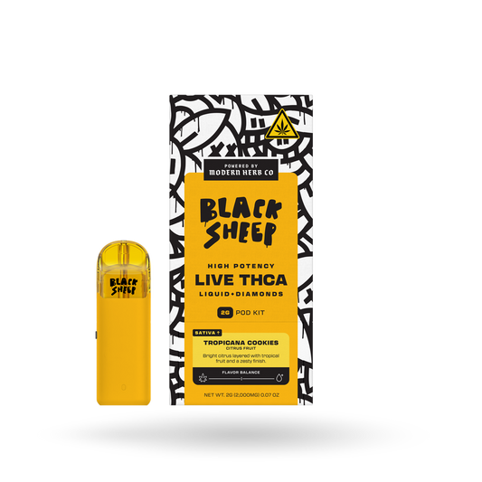 2g Black Sheep Liquid Diamonds Pod Kit 6 Pack: Tropicana Cookies (Sativa)