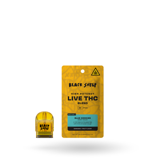 Live THC Blend Pod Refill: Blue Cookies, 2g - 6pk