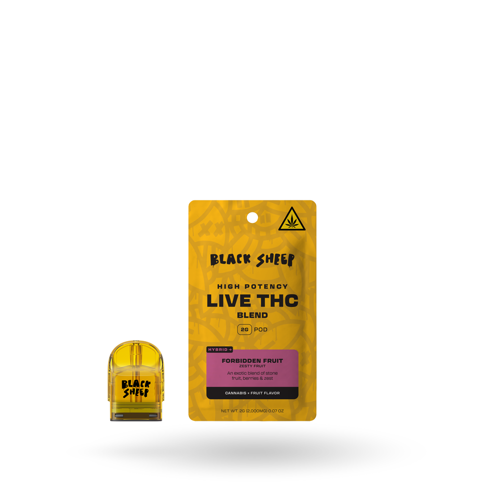 Live THC Blend Pod Refill: Forbidden Fruit, 2g - 6pk