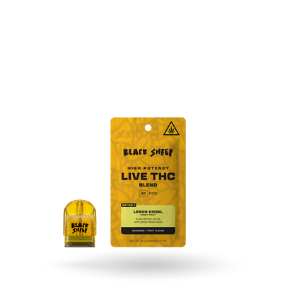 Live THC Blend Pod Refill: Lemon Diesel, 2g - 6pk