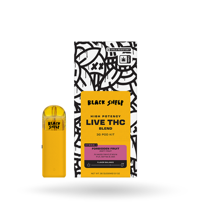 3g Black Sheep Live THC Blend Pod Starter Kit 6 Pack: Forbidden Fruit