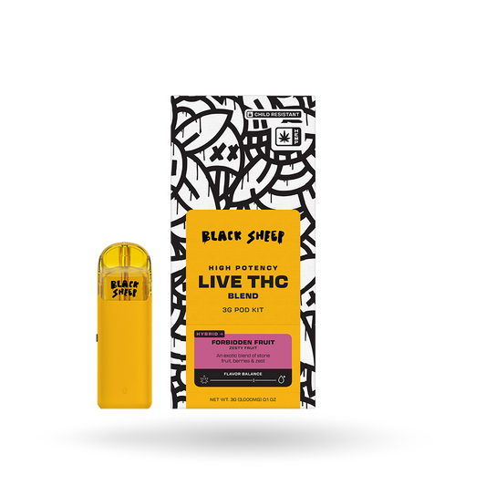 3g Black Sheep Live THC Blend Pod Starter Kit 6 Pack: Forbidden Fruit
