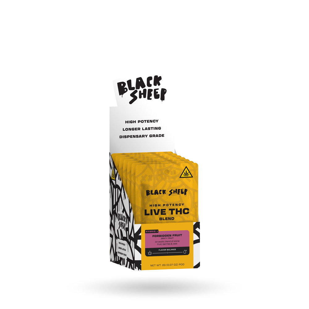 Live THC Blend Pod Refill: Forbidden Fruit, 2g - 6pk