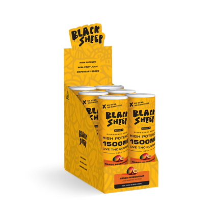 Live THC Gummy: Mango Passionfruit (Sativa), 30ct - 6pk