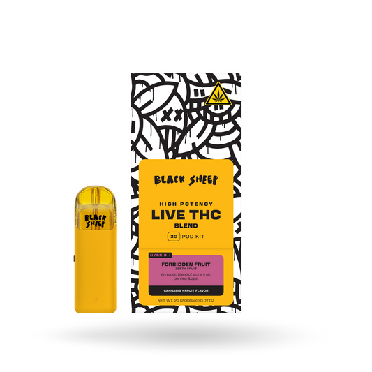 Live THC Blend Pod Kit: Forbidden Fruit, 2g - 6pk