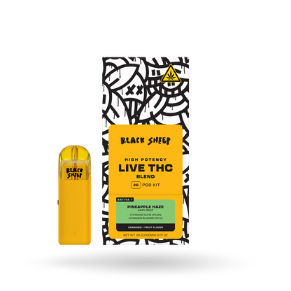 Live THC Blend Pod Kit: Pineapple Haze, 2g - 6pk
