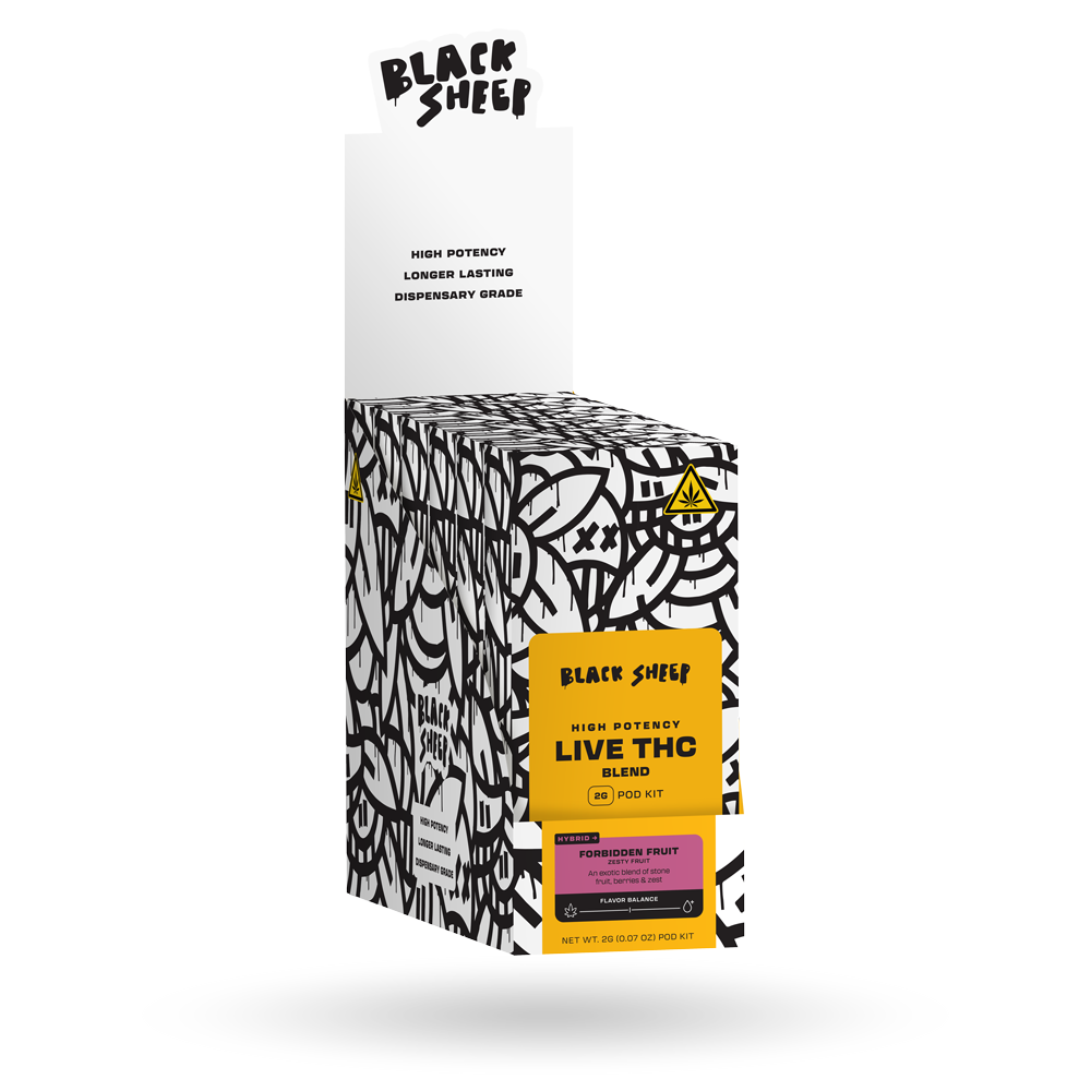 Live THC Blend Pod Kit: Forbidden Fruit, 2g - 6pk