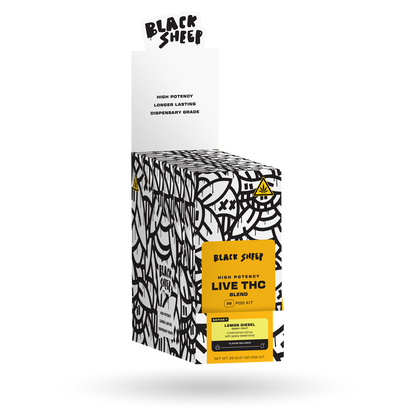 Live THC Blend Pod Kit: Lemon Diesel, 2g - 6pk
