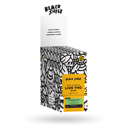 Live THC Blend Pod Kit: Pineapple Haze, 2g - 6pk