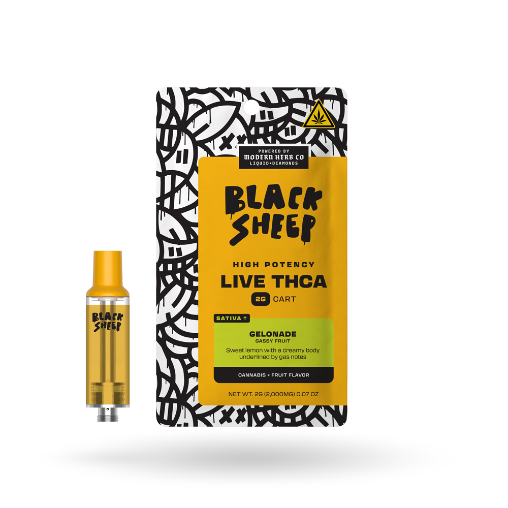 Liquid Diamonds Vape Cartridge: Gelonade (Sativa), 2g - 6pk