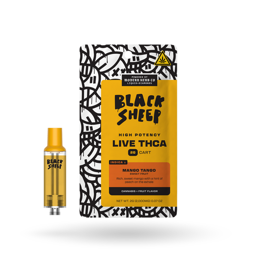 Liquid Diamonds Vape Cartridge: Mango Tango (Indica), 2g - 6pk