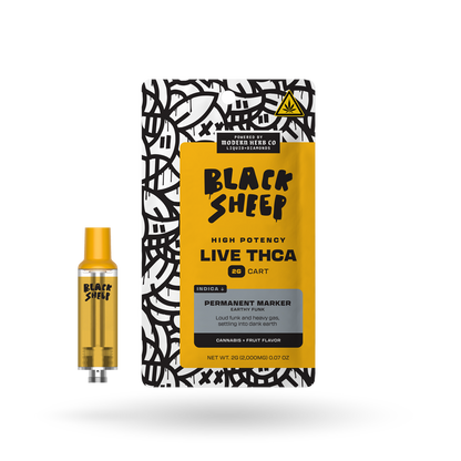 Liquid Diamonds Vape Cartridge: Permanent Marker (Indica), 2g - 6pk