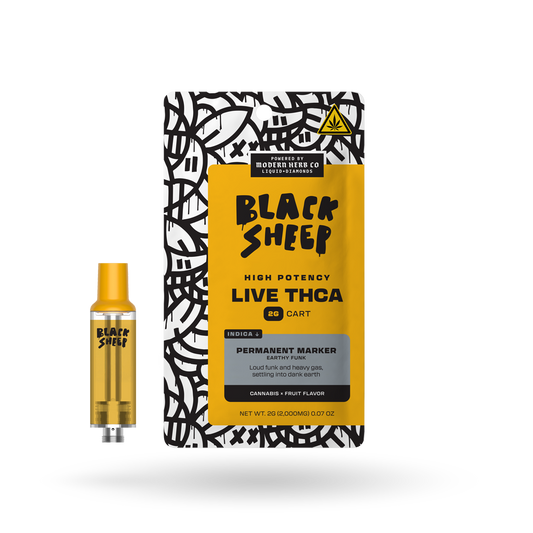 Liquid Diamonds Vape Cartridge: Permanent Marker (Indica), 2g - 6pk