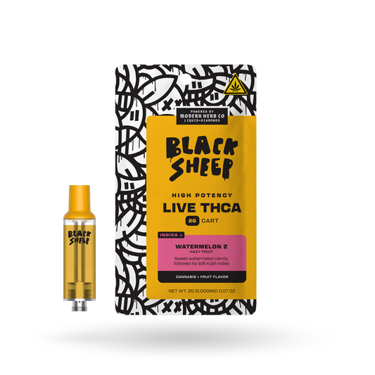 Liquid Diamonds Vape Cartridge: Watermelon Z (Indica), 2g - 6pk