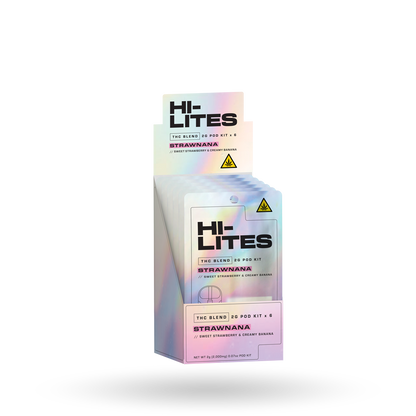 THC Blend Pod Starter Kit: Strawnana 2g - 6 Pack
