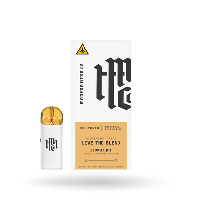 Live THC Pod Starter Kit: Georgia Pie (Hybrid), 1g - 6pk