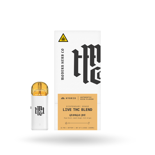 Live THC Pod Starter Kit: Georgia Pie (Hybrid), 1g - 6pk