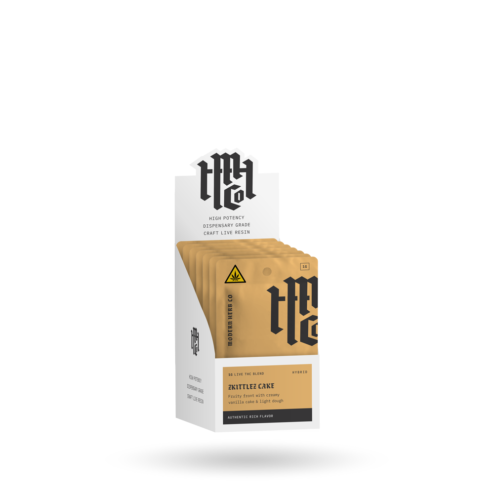 Live THC Pod Refill: Zkittlez Cake (Hybrid), 1g - 6pk