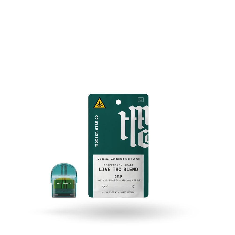 Live THC Pod Refill: GMO (Indica), 1g - 6pk